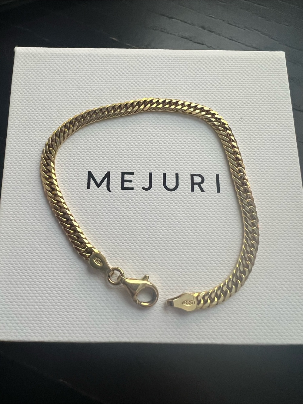 Mejuri Gold Vermeil Cuban Link Bracelet